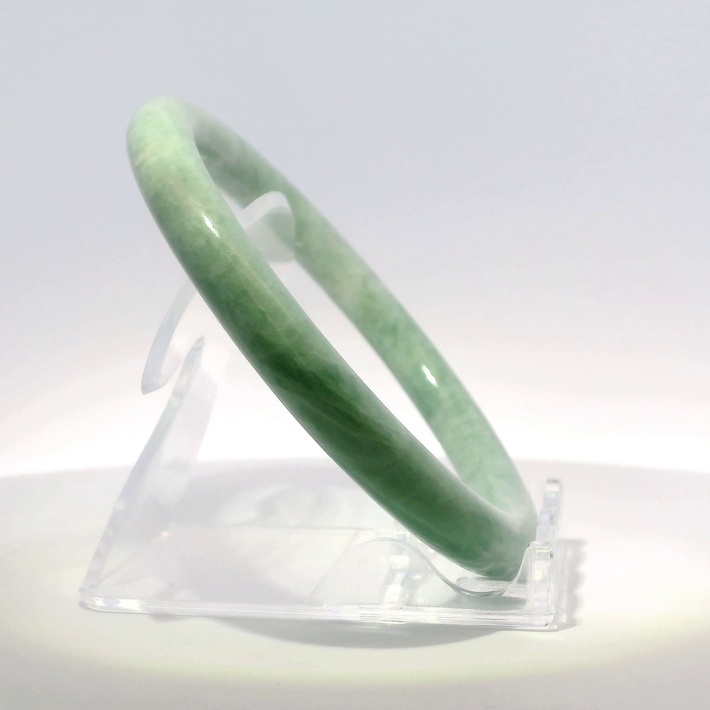 Natural Burmese Jadeite Bangle – Size 60 | SL475
