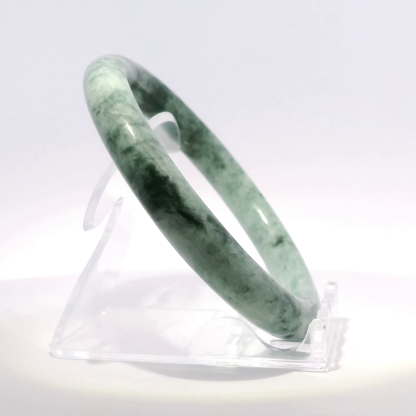 Natural Burmese Jadeite Bangle – Size 59 | SL490