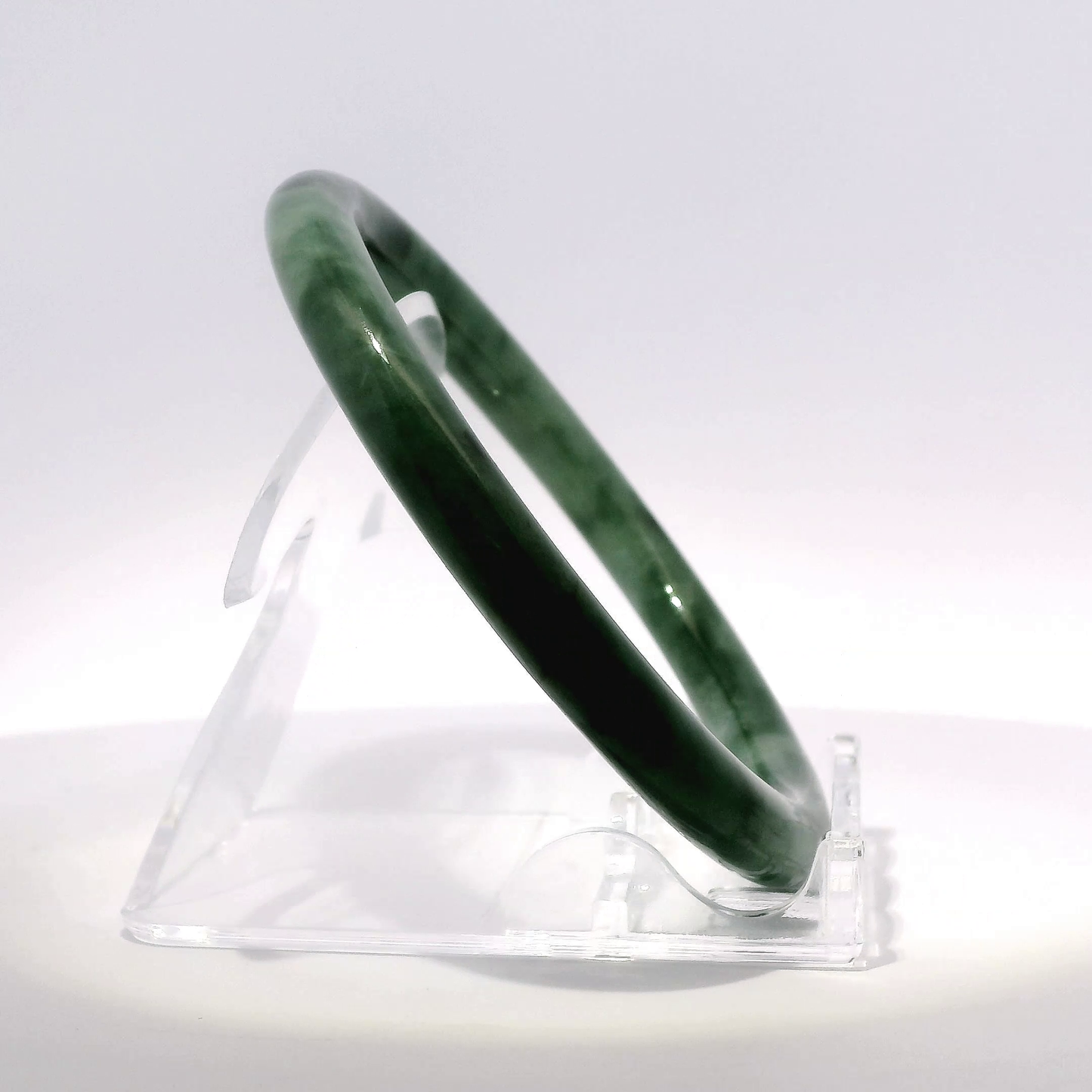 Natural Burmese Jadeite Bangle – Size 57 | SL641