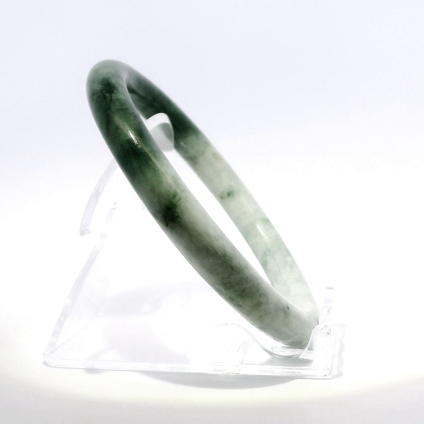 Natural Burmese Jadeite Bangle – Size 57 | SL675