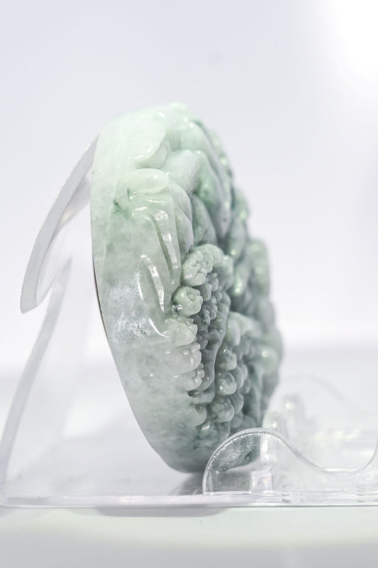White Lavender Jade Zen View Magnet