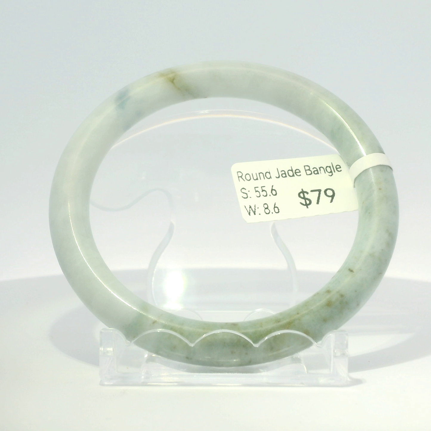 Natural Burmese Jadeite Bangle | SL024
