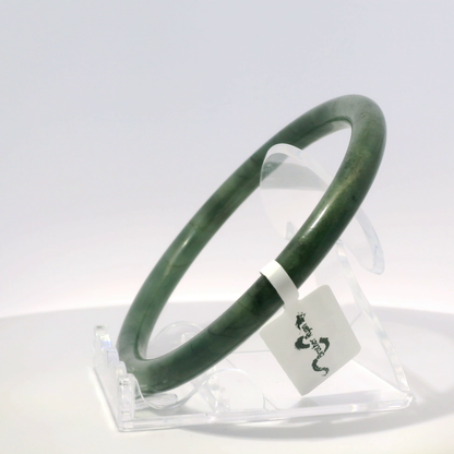Natural Burmese Jadeite Bangle – Size 63 | SL080