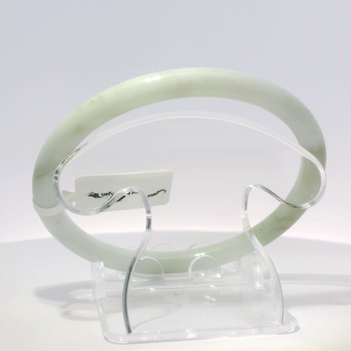 Natural Burmese Jadeite Bangle – Size 63 | SL086