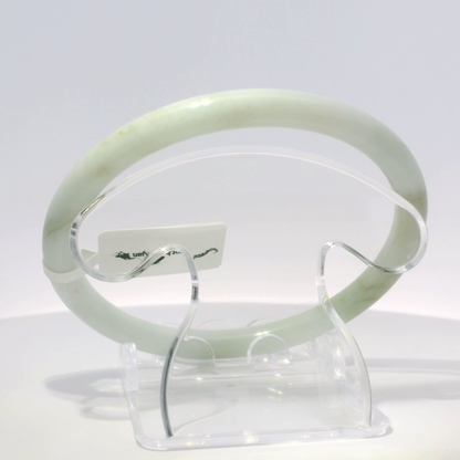Natural Burmese Jadeite Bangle – Size 63 | SL086