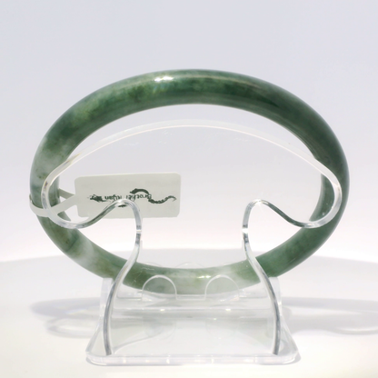 Natural Burmese Jadeite Bangle – Size 63 | SL092