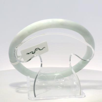 Natural Burmese Jadeite Bangle – Size 63 | SL094