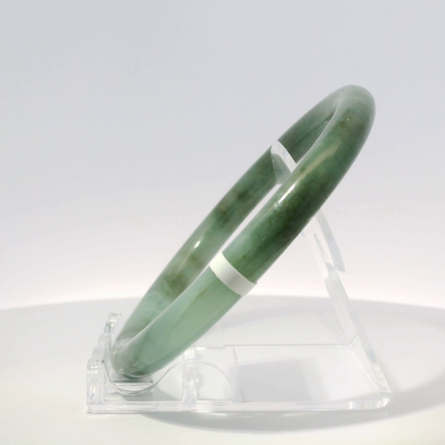 Natural Burmese Jadeite Bangle – Size 63 | SL096
