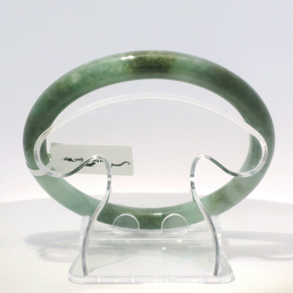 Natural Burmese Jadeite Bangle – Size 63 | SL096