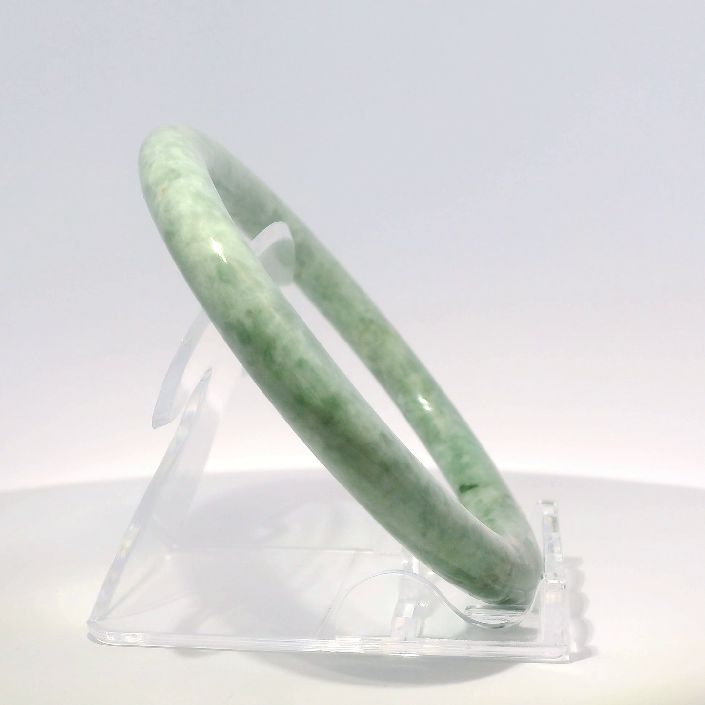Natural Burmese Jadeite Bangle – Size 59 | SL172