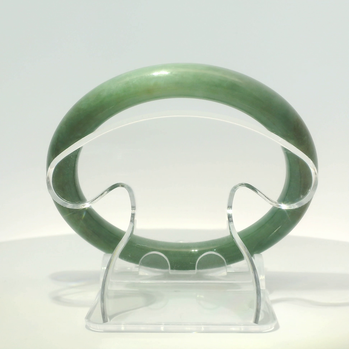 Natural Burmese Jadeite Bangle – Size 56 | SL286