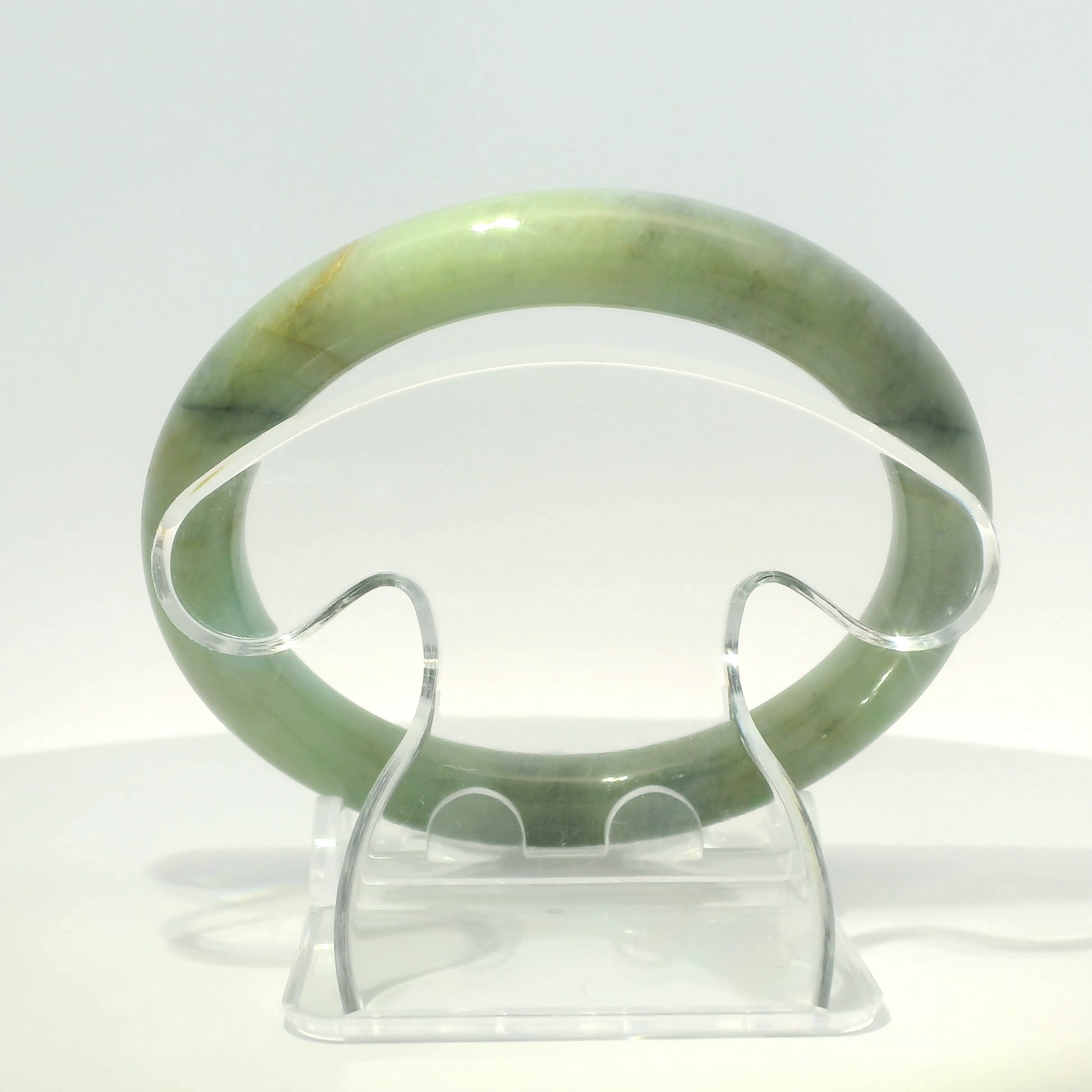 Natural Burmese Jadeite Bangle – Size 56 | SL287