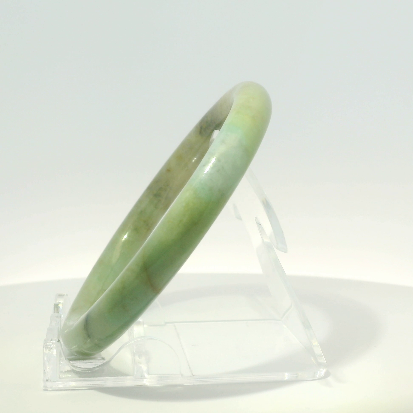 Natural Burmese Jadeite Bangle – Size 56 | SL290