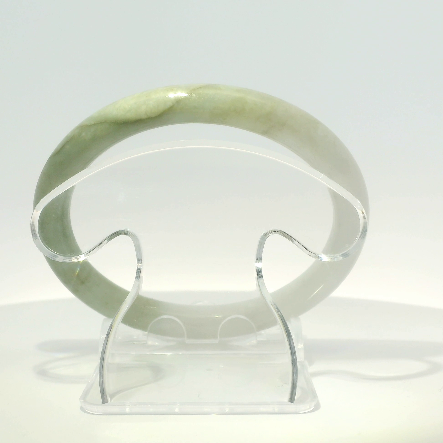 Natural Burmese Jadeite Bangle – Size 57 | SL292