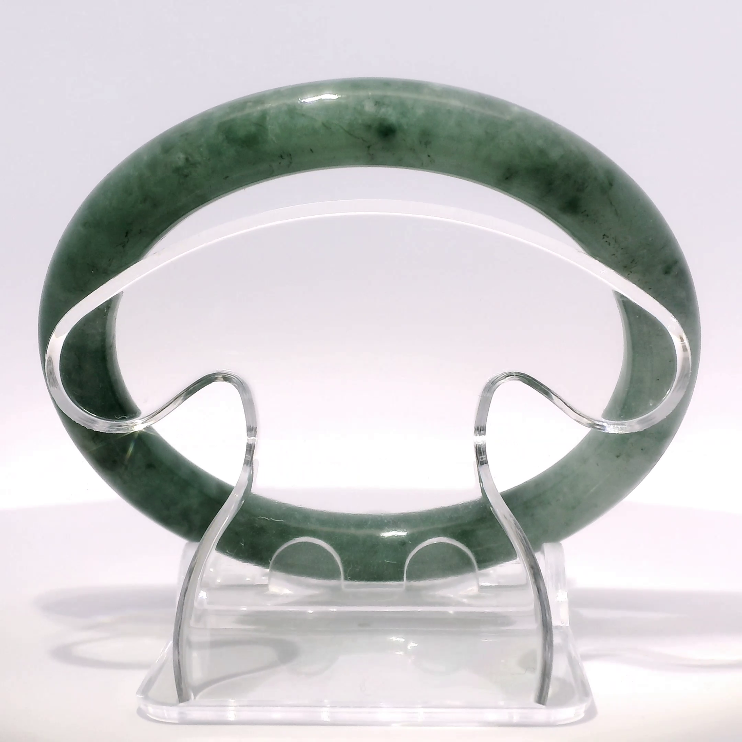 Natural Burmese Jadeite Bangle – Size 57 | SL365