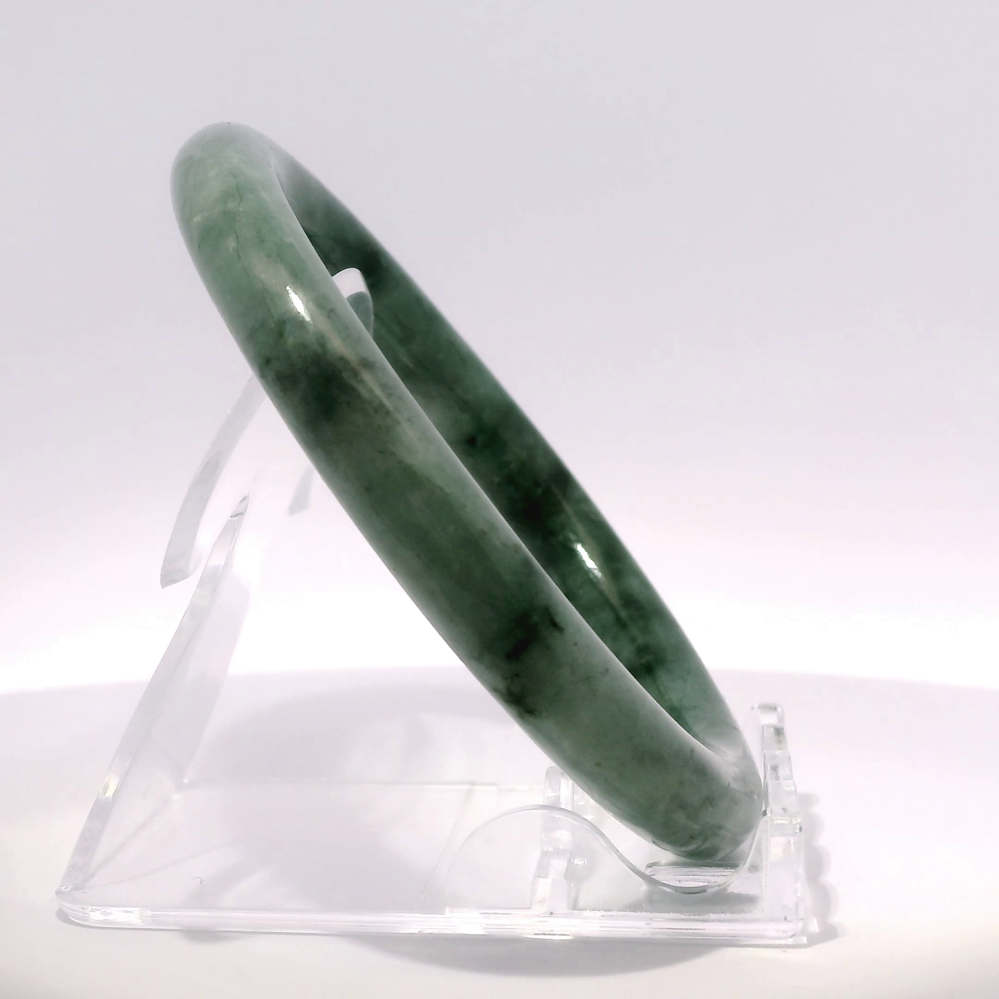 Natural Burmese Jadeite Bangle – Size 57 | SL365