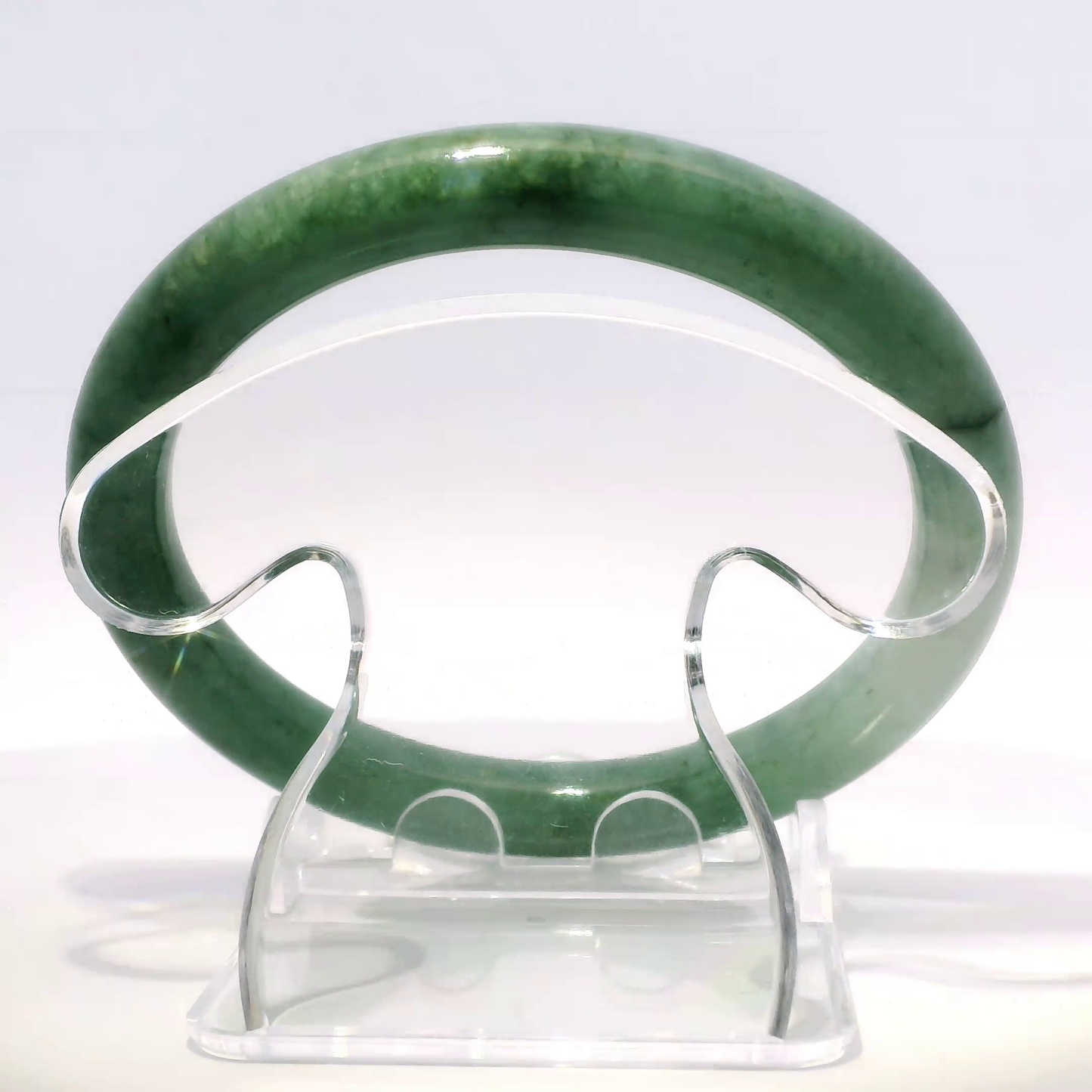 Natural Burmese Jadeite Bangle – Size 57 | SL367