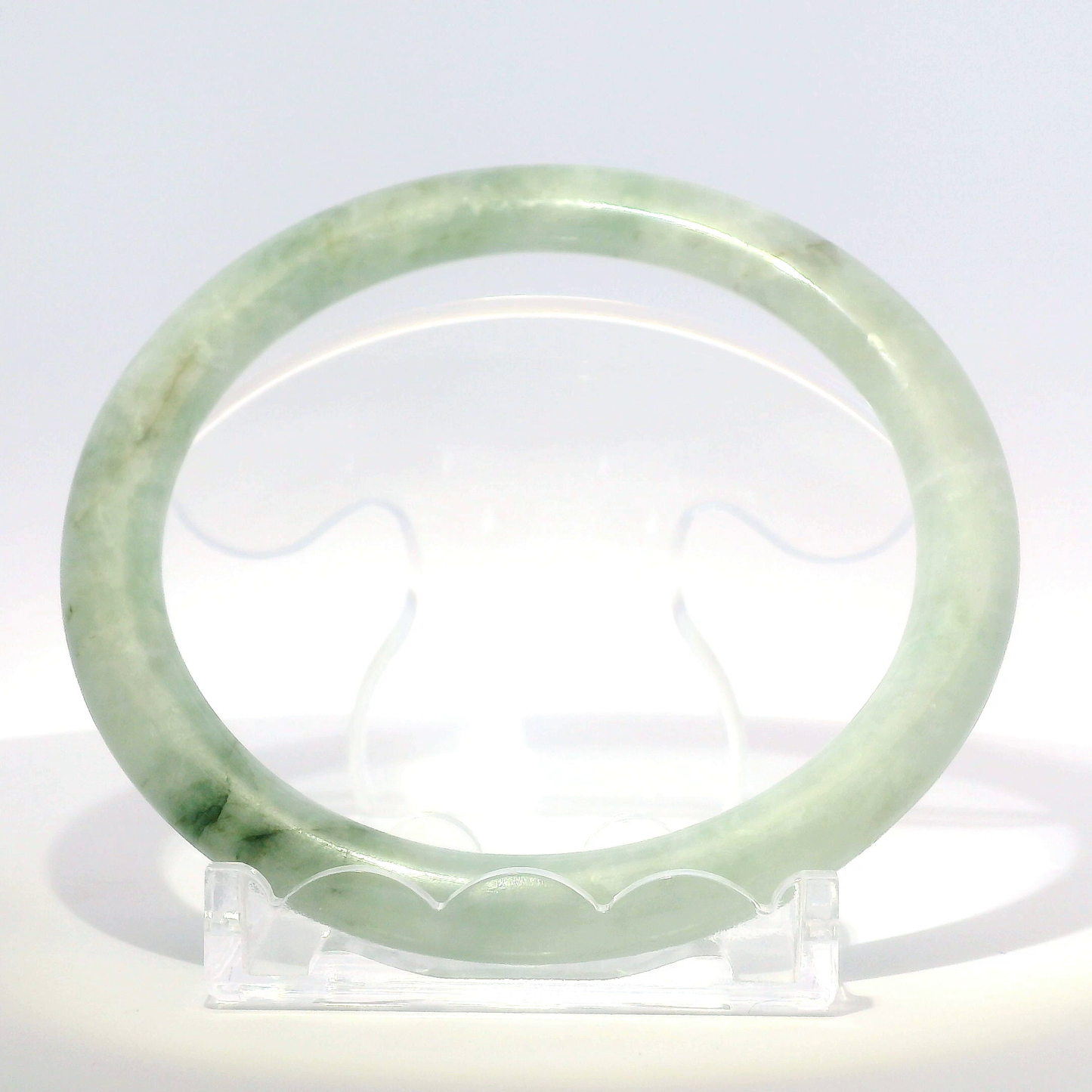 Natural Burmese Jadeite Bangle – Size 61.3 | SL415