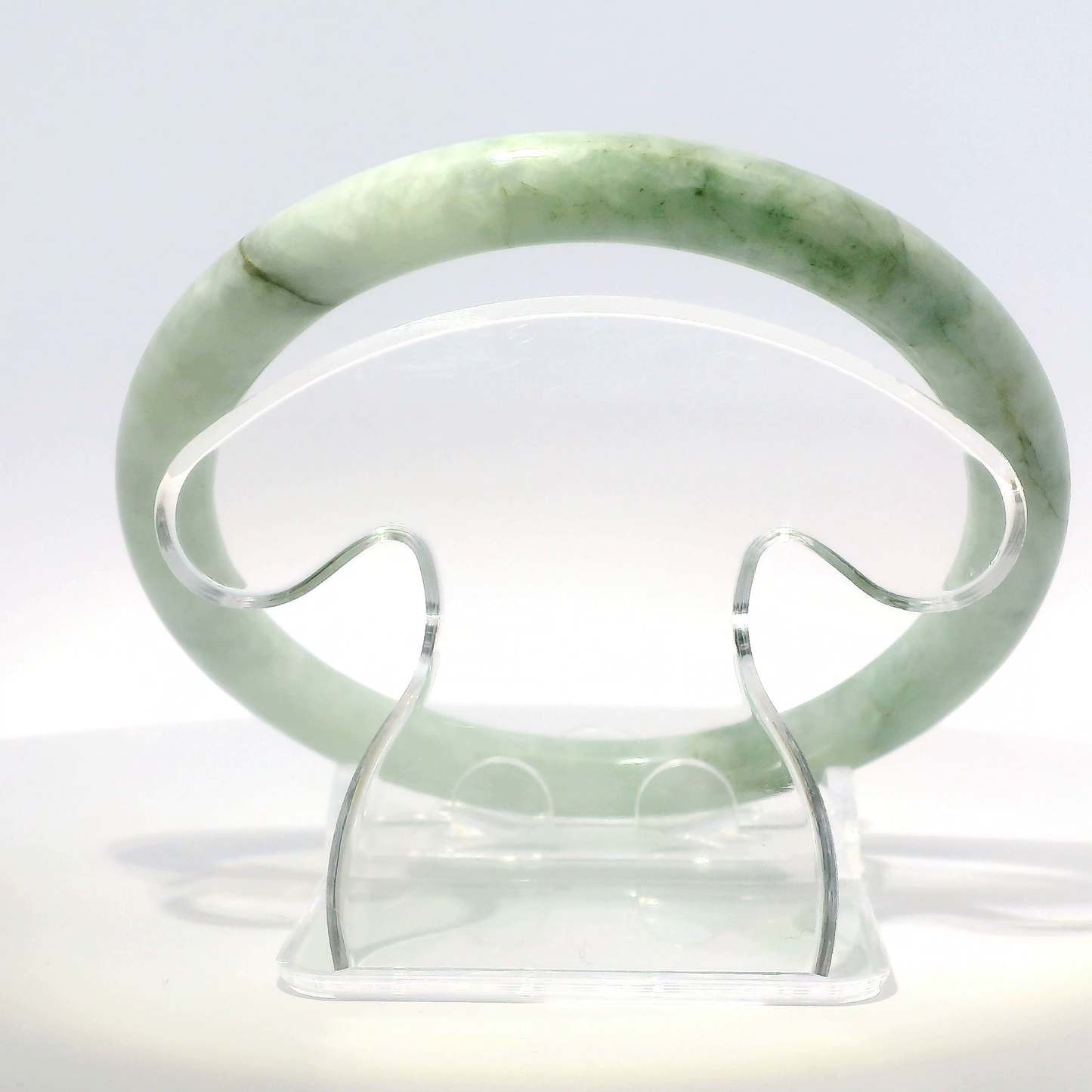 Natural Burmese Jadeite Bangle – Size 61.3 | SL415