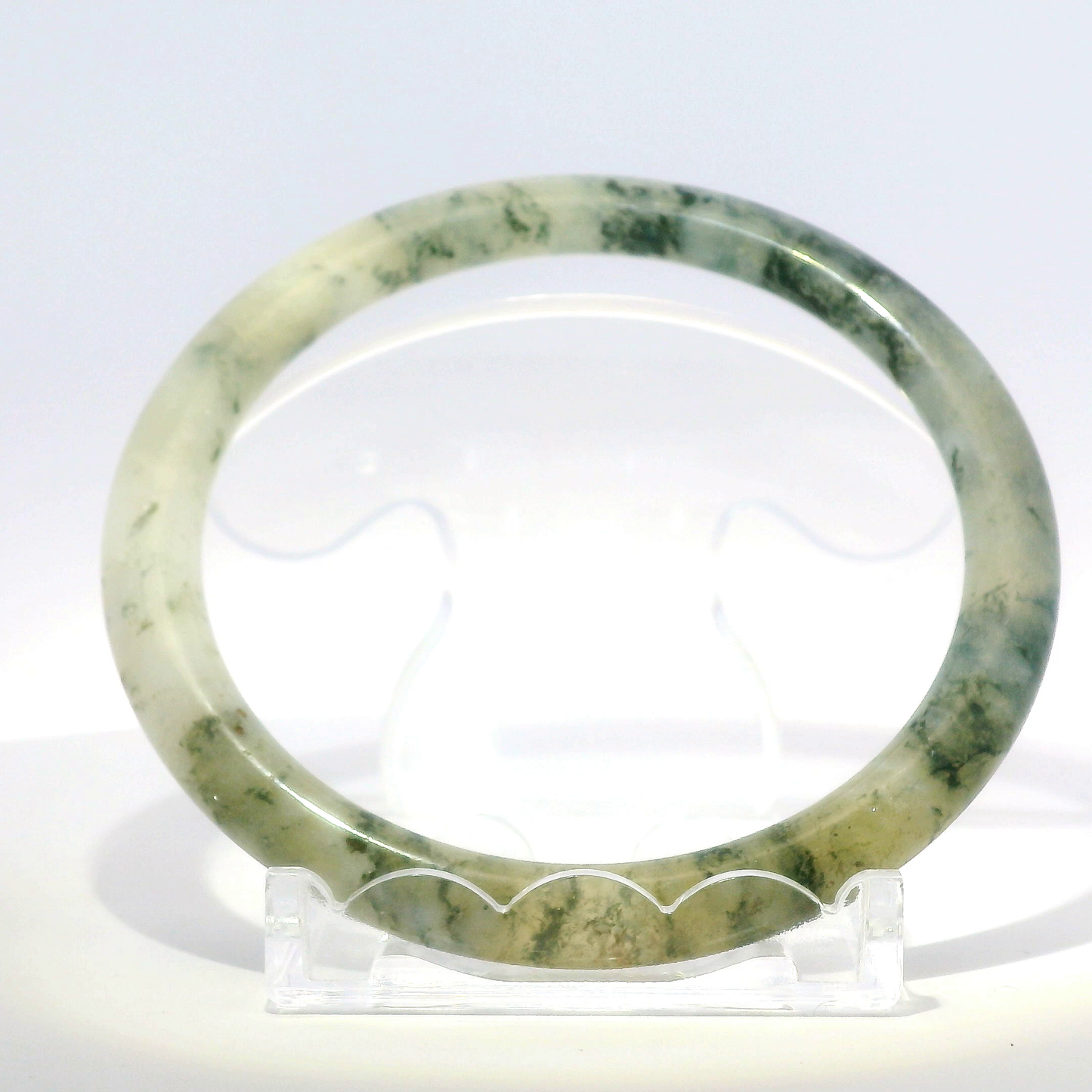 Natural Burmese Jadeite Bangle – Size 61.3 | SL418