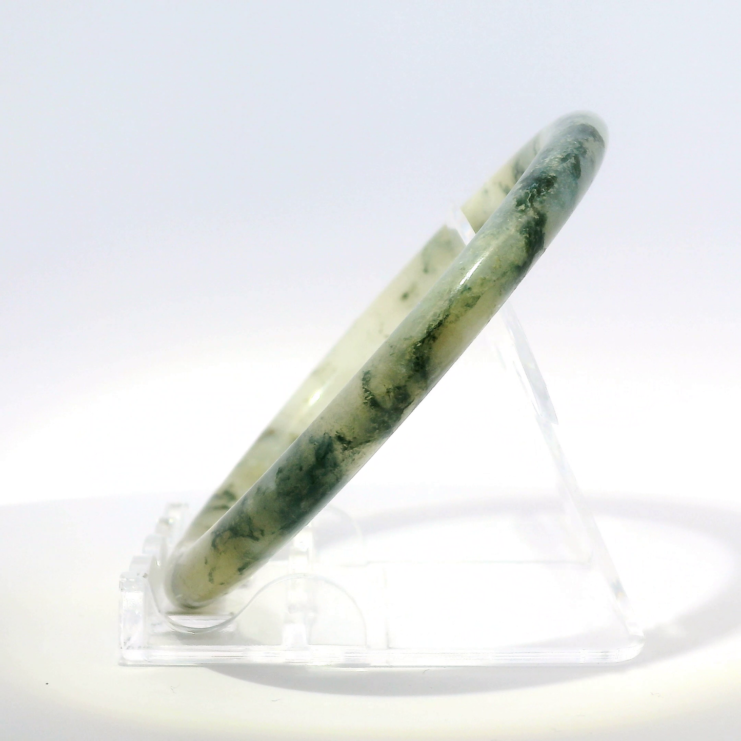 Natural Burmese Jadeite Bangle – Size 61.3 | SL418