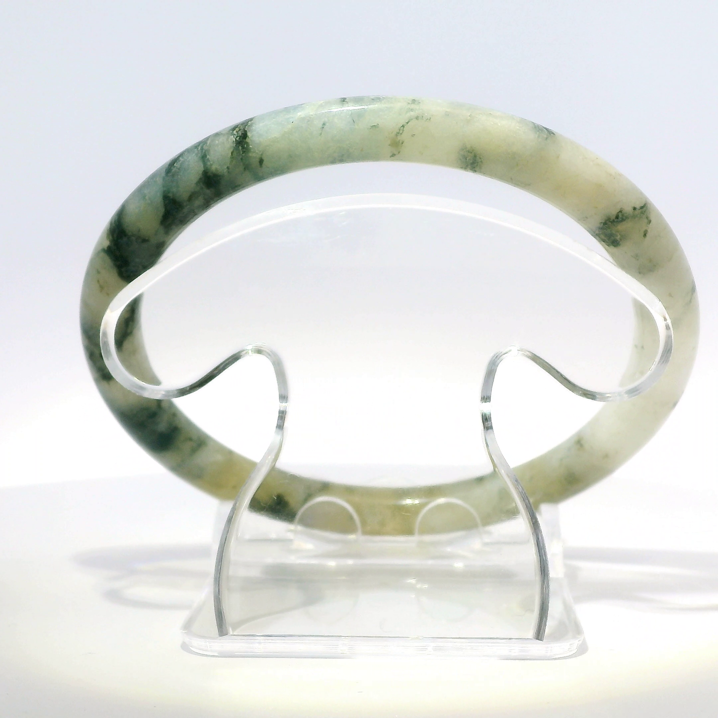 Natural Burmese Jadeite Bangle – Size 61.3 | SL418