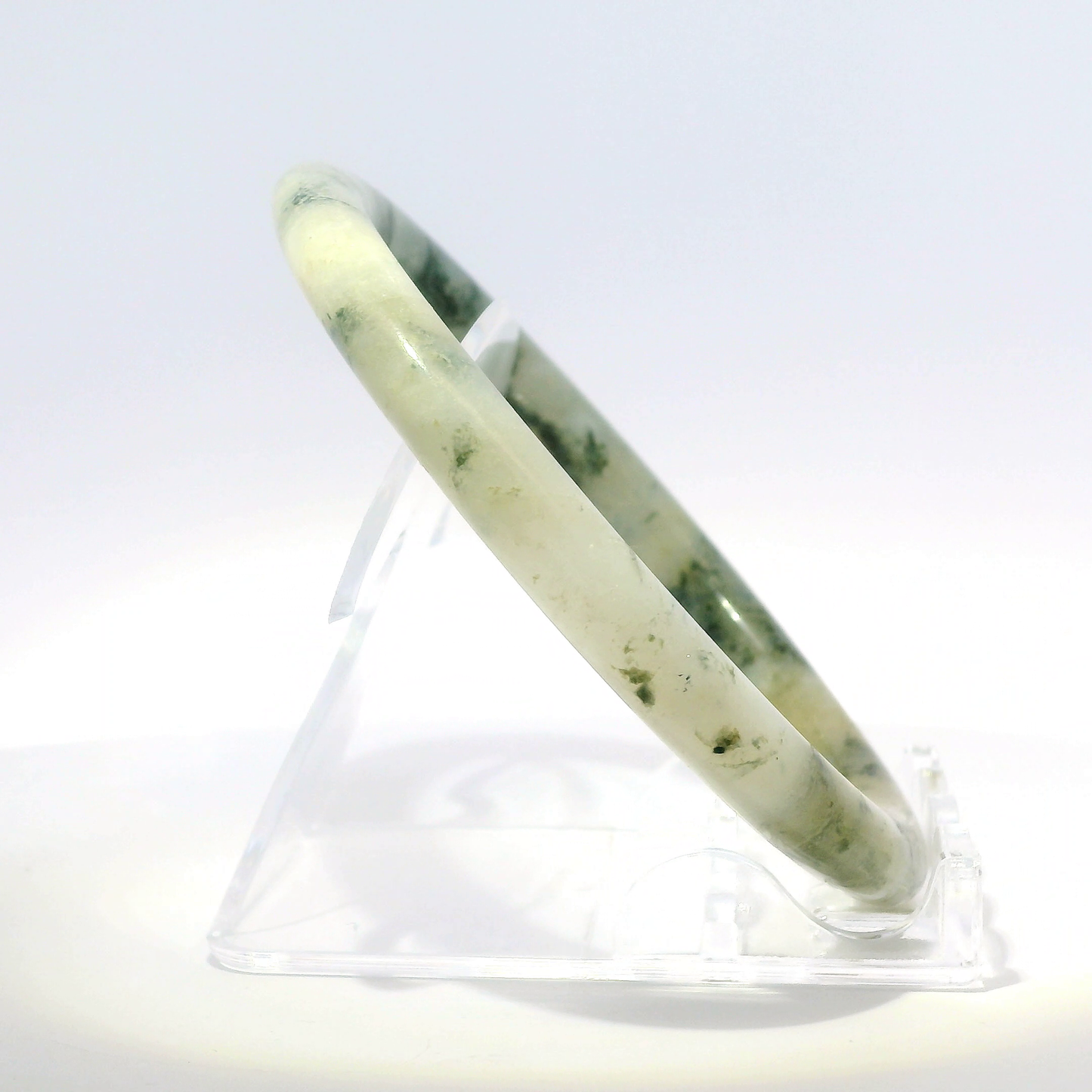 Natural Burmese Jadeite Bangle – Size 61.3 | SL418