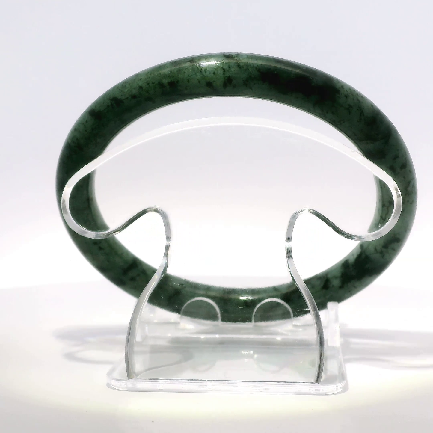 Natural Burmese Jadeite Bangle – Size 59 | SL484