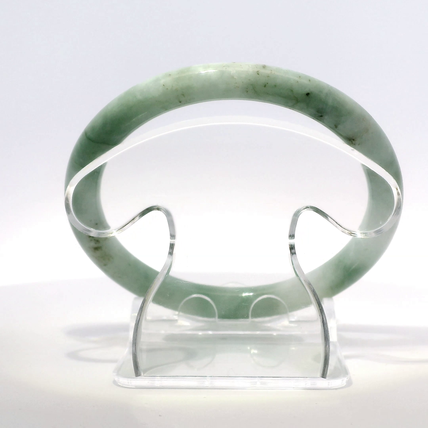 Natural Burmese Jadeite Bangle – Size 57 | SL594