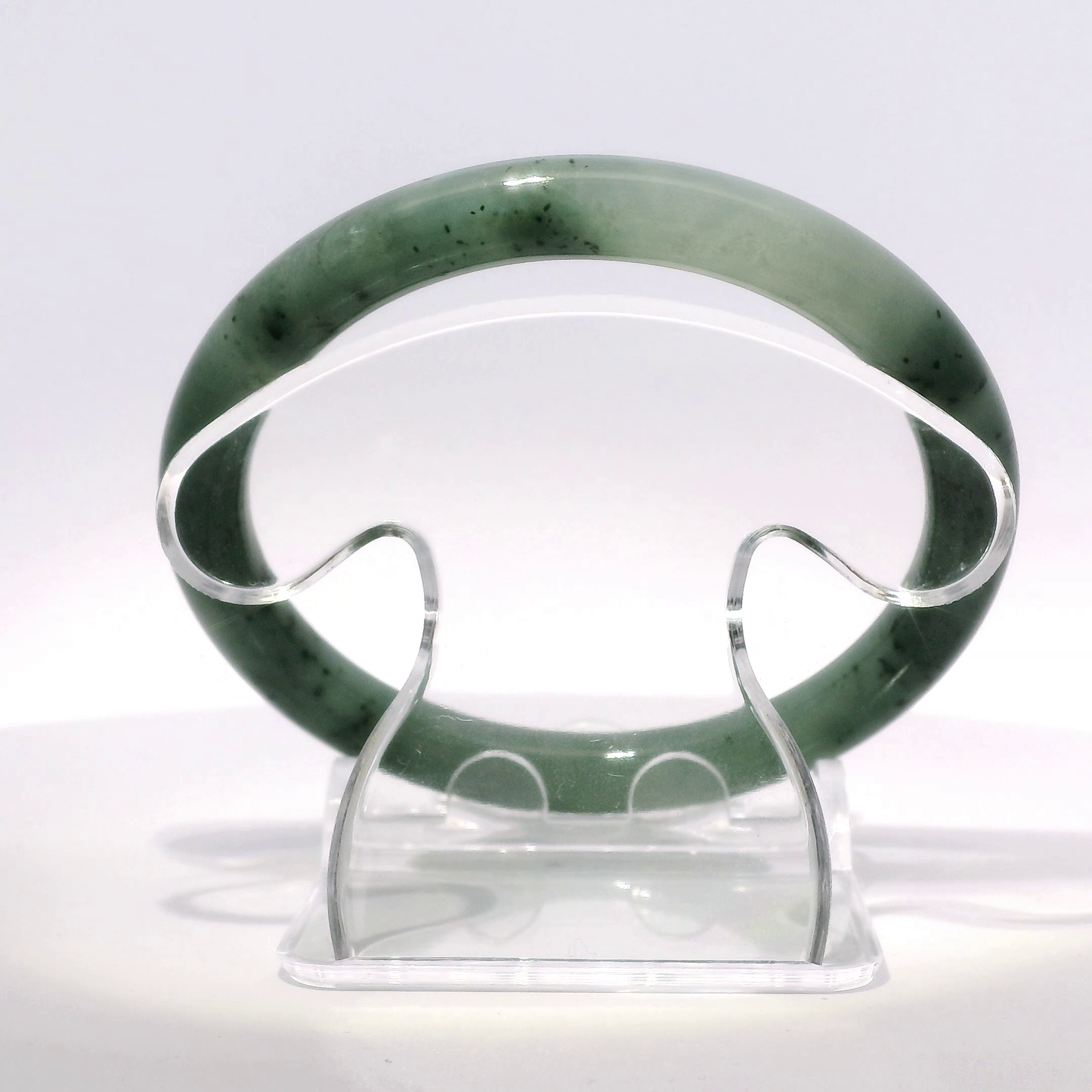 Natural Burmese Jadeite Bangle – Size 57 | SL625