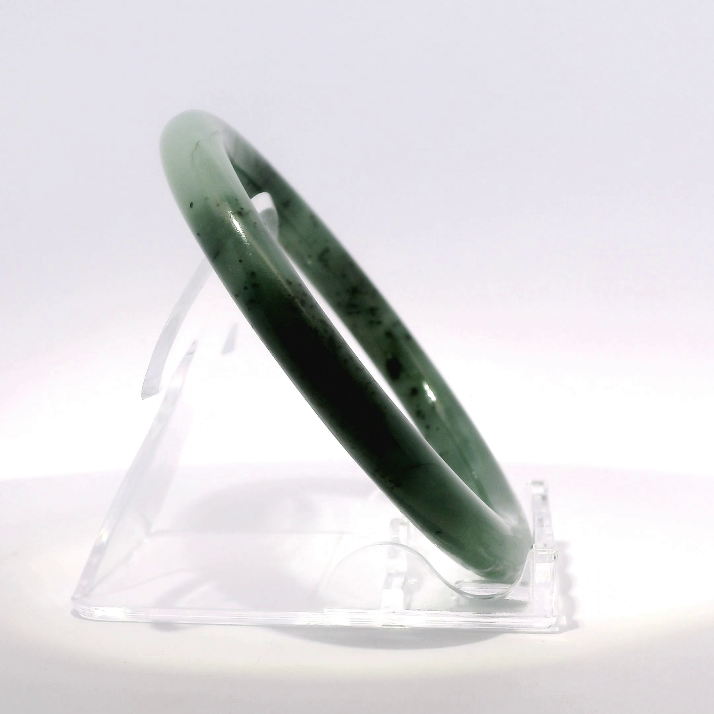 Natural Burmese Jadeite Bangle – Size 57 | SL625