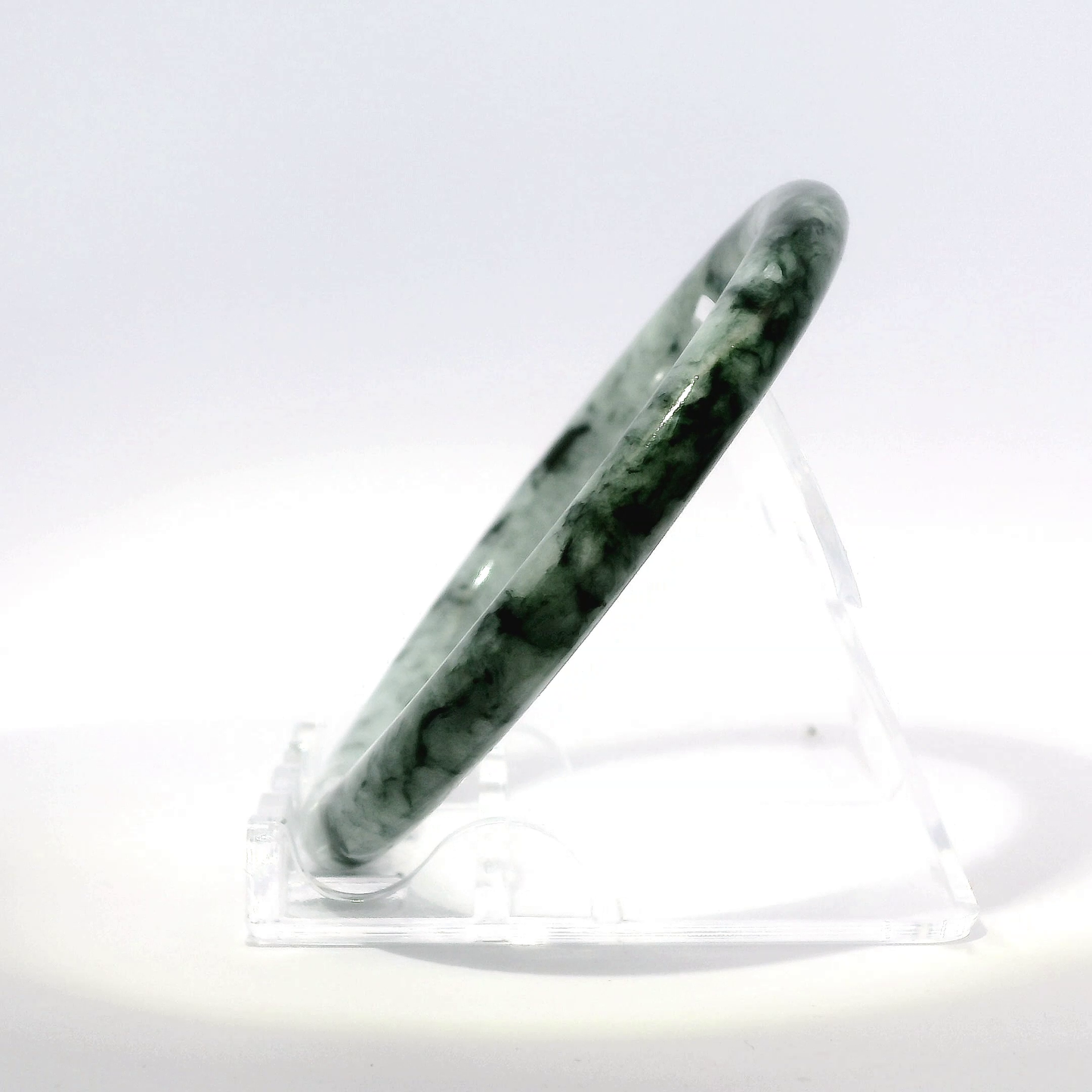 Natural Burmese Jadeite Bangle – Size 56 | SL638