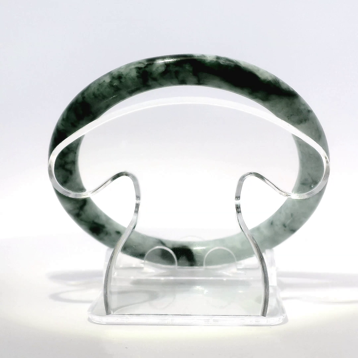 Natural Burmese Jadeite Bangle – Size 56 | SL638
