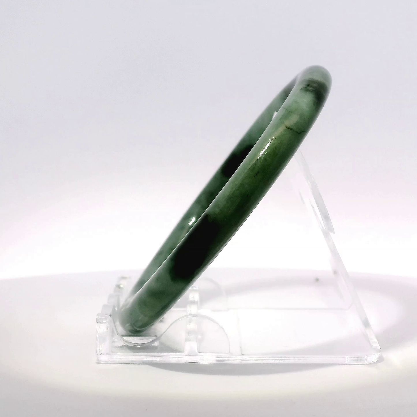 Natural Burmese Jadeite Bangle – Size 57 | SL641