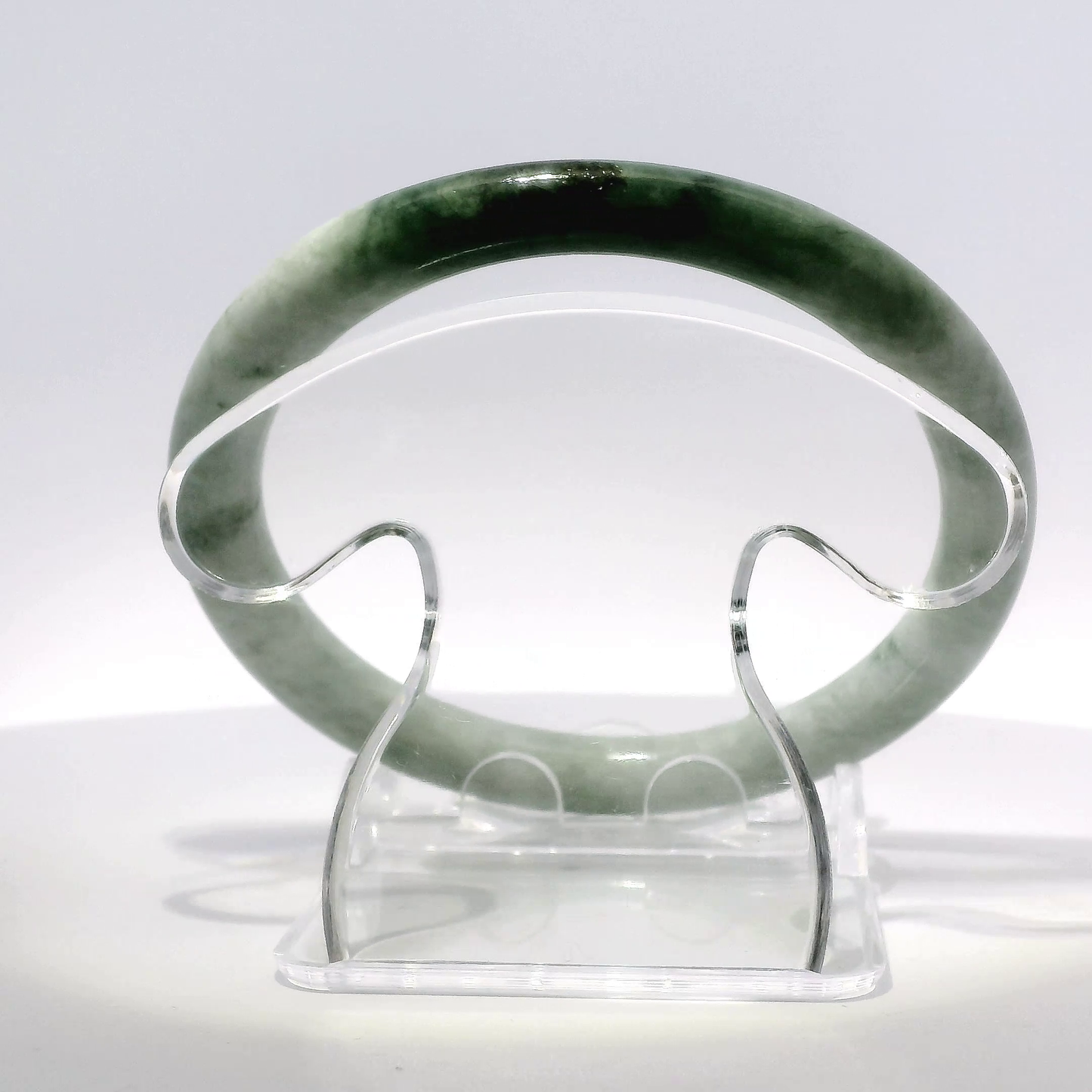 Natural Burmese Jadeite Bangle – Size 56 | SL642