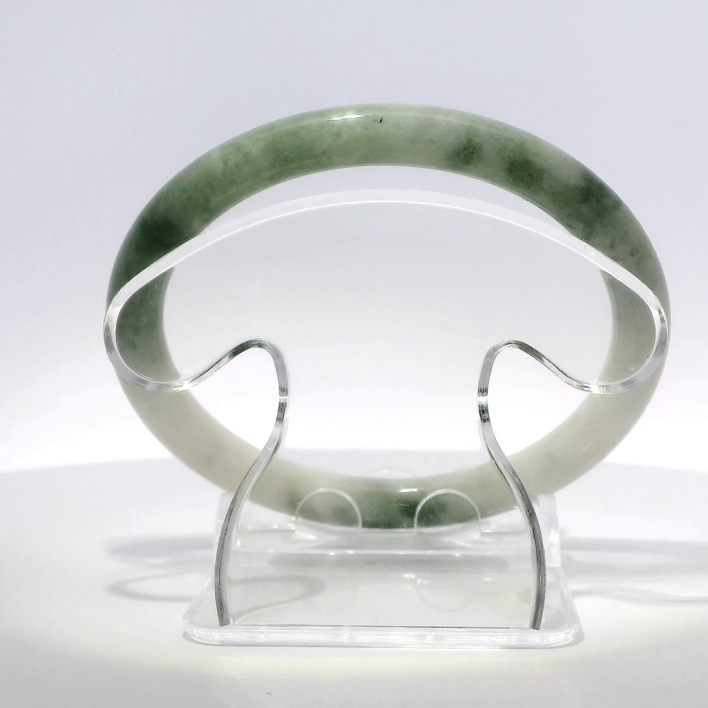 Natural Burmese Jadeite Bangle – Size 57 | SL643