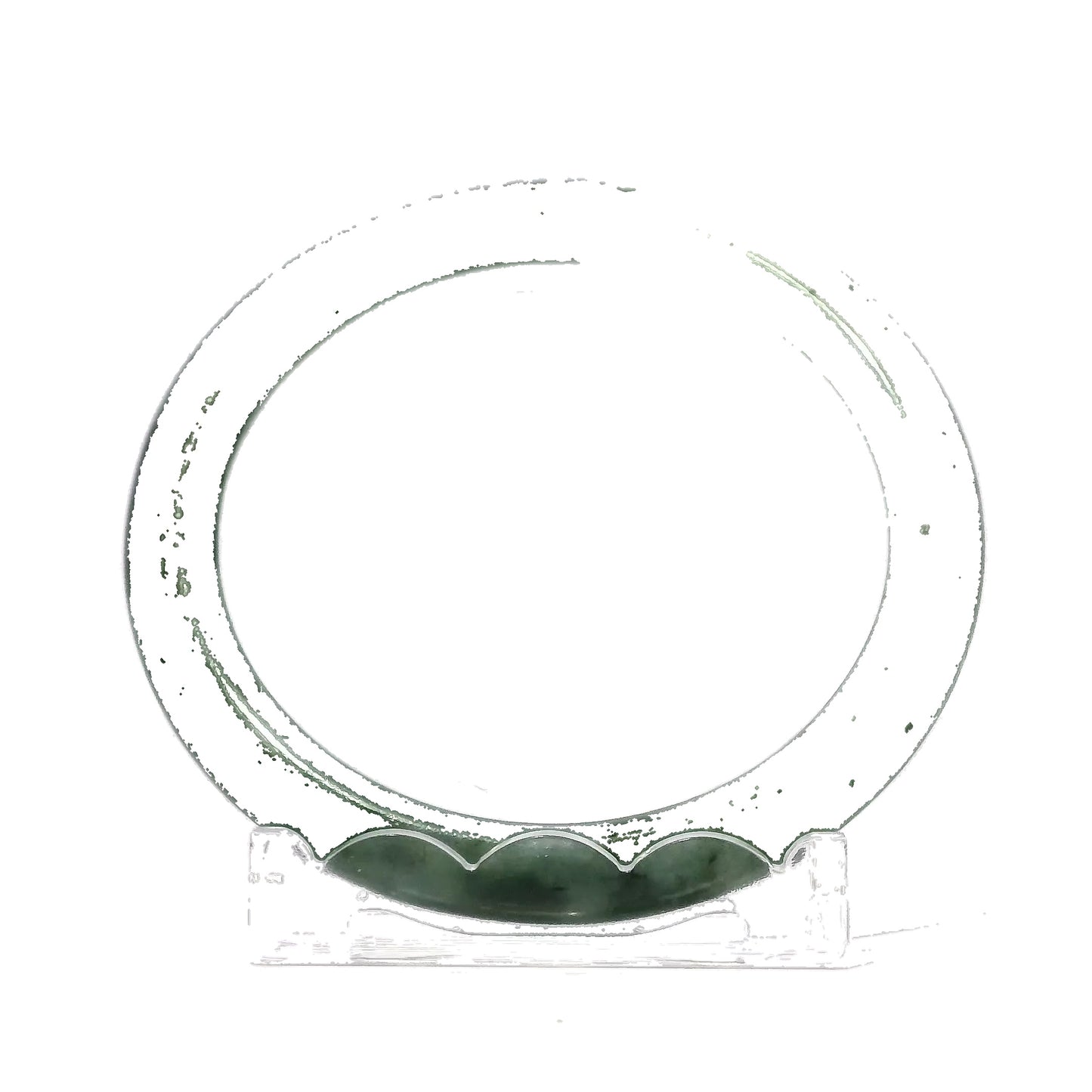 Natural Burmese Jadeite Bangle – Size 56 | SL649