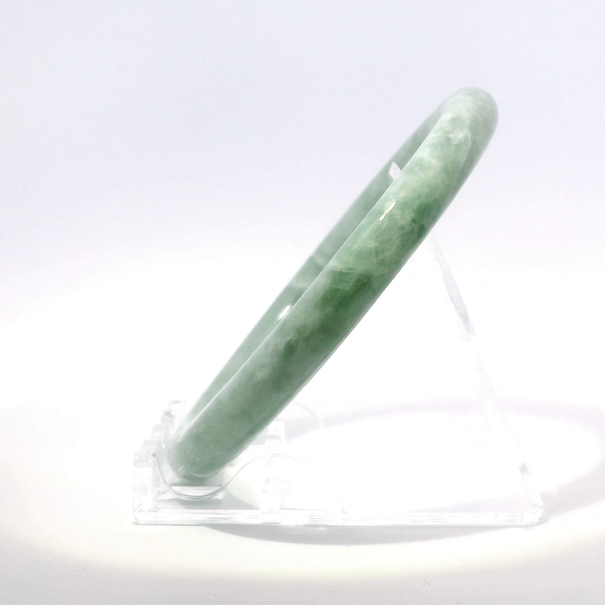 Natural Burmese Jadeite Bangle – Size 59 | SL673