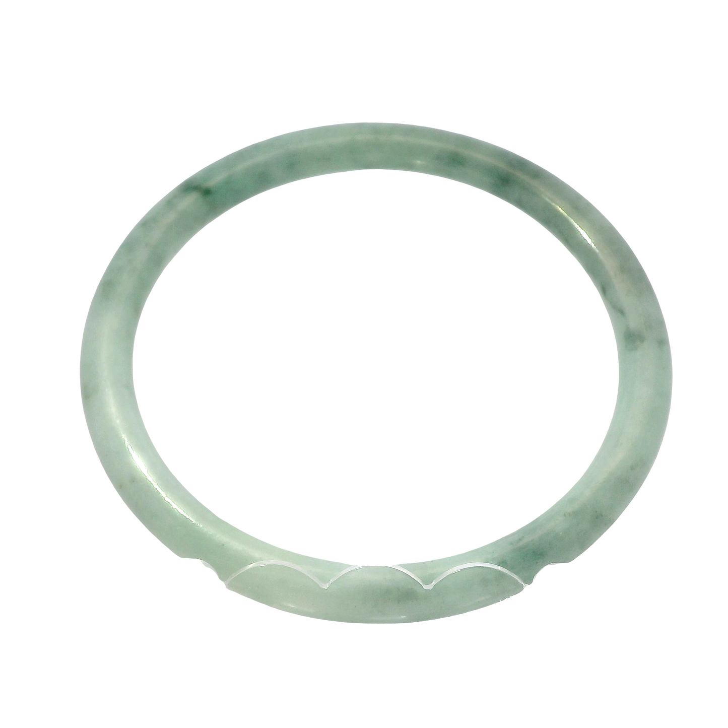 Natural Burmese Jadeite Bangle – Size 61.5 | SL778