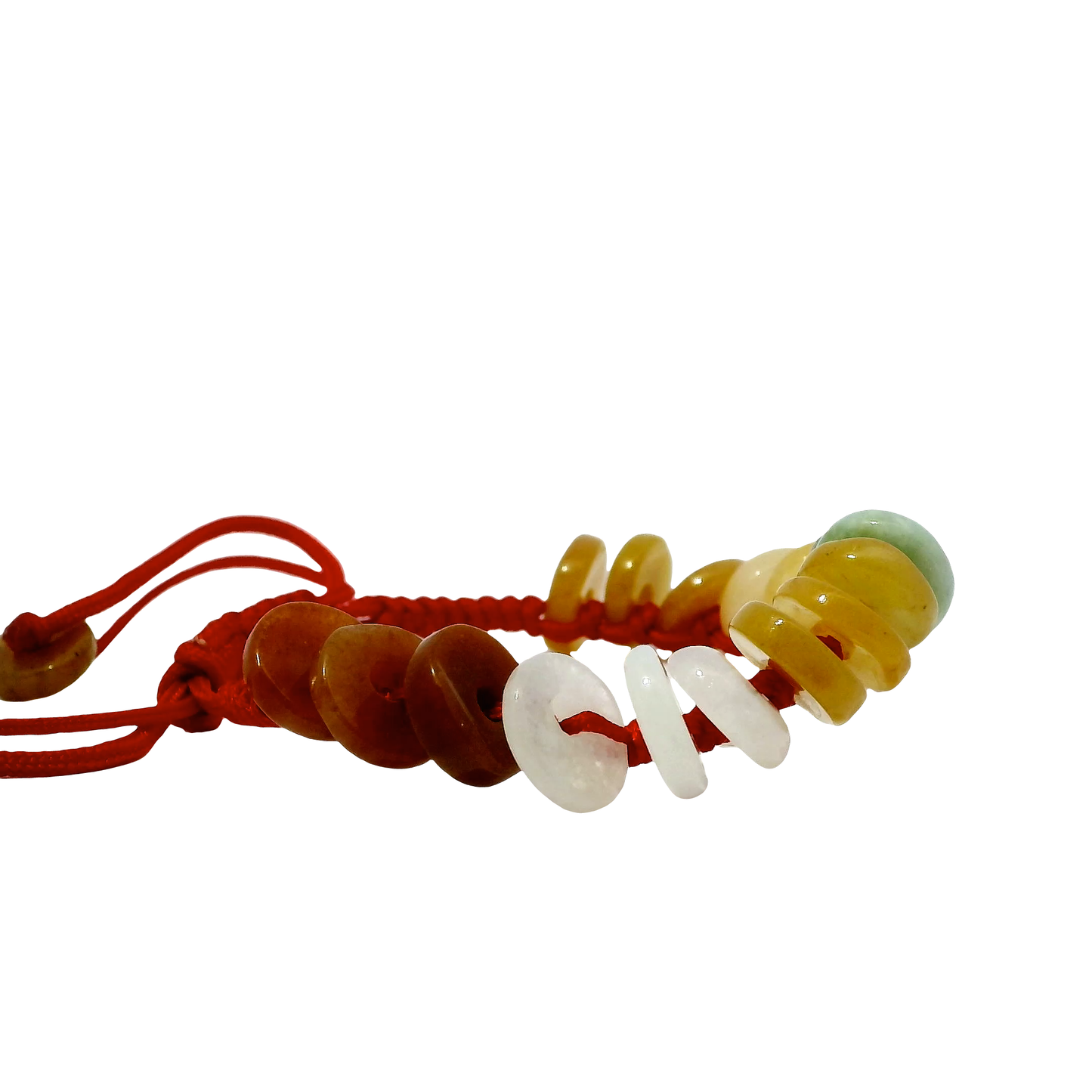 Red String Mix Money Coin Bracelet