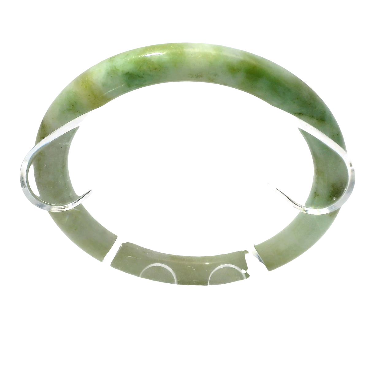 Natural Burmese Jadeite Bangle – Size 54.5 | SL790