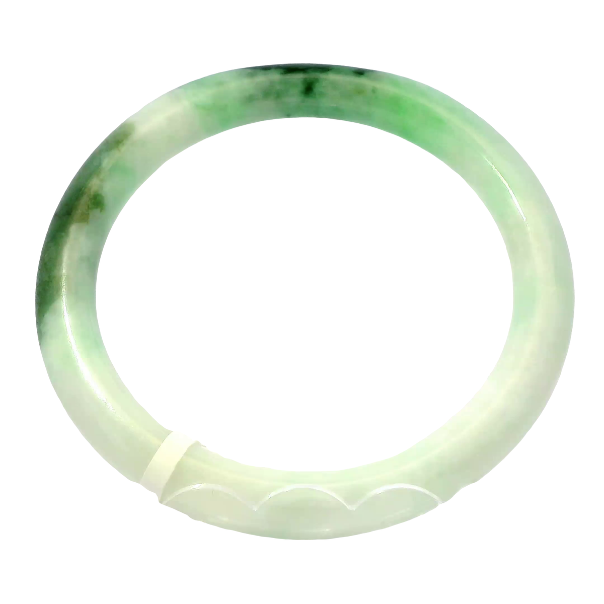 Natural Burmese Jadeite Bangle – Size 56 | SL978
