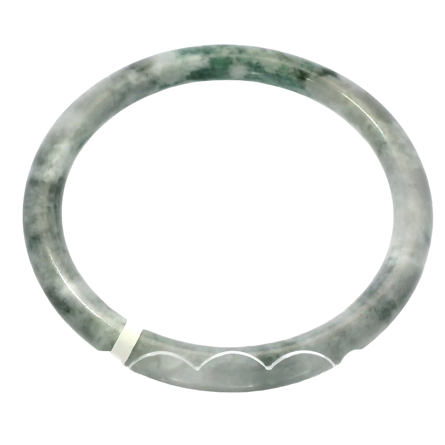 Natural Burmese Jadeite Bangle – Size 61.5 | SL773