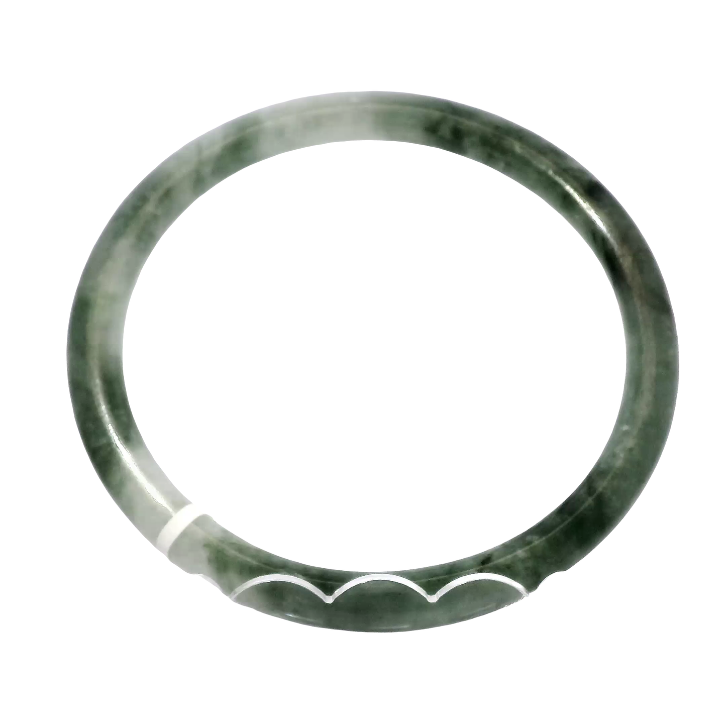 Natural Burmese Jadeite Bangle – Size 63 | SL079