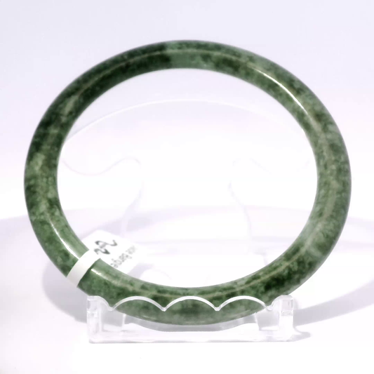 Natural Burmese Jadeite Bangle – Size 63 | SL794