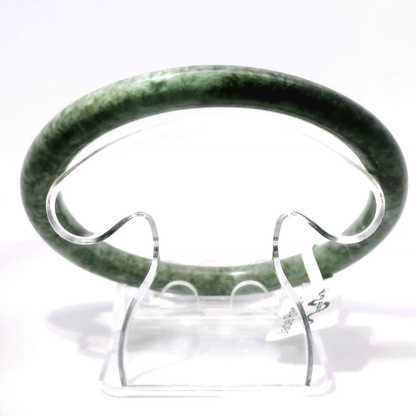 Natural Burmese Jadeite Bangle – Size 63 | SL794