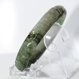 S59 Vintage Lucky Money Coin Carved Jade Bangle