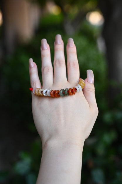 Adjustable Jade Money Coin Bracelets