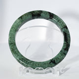 S57 Imperial Vine Carved Block Jade Bangle