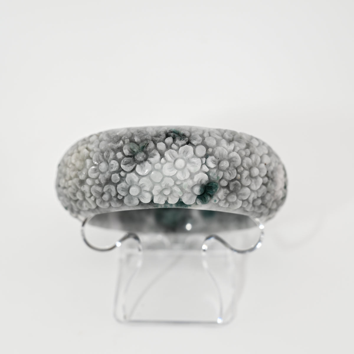 Engraved Burmese Jade Bangle Cuff – Wuji Lavender